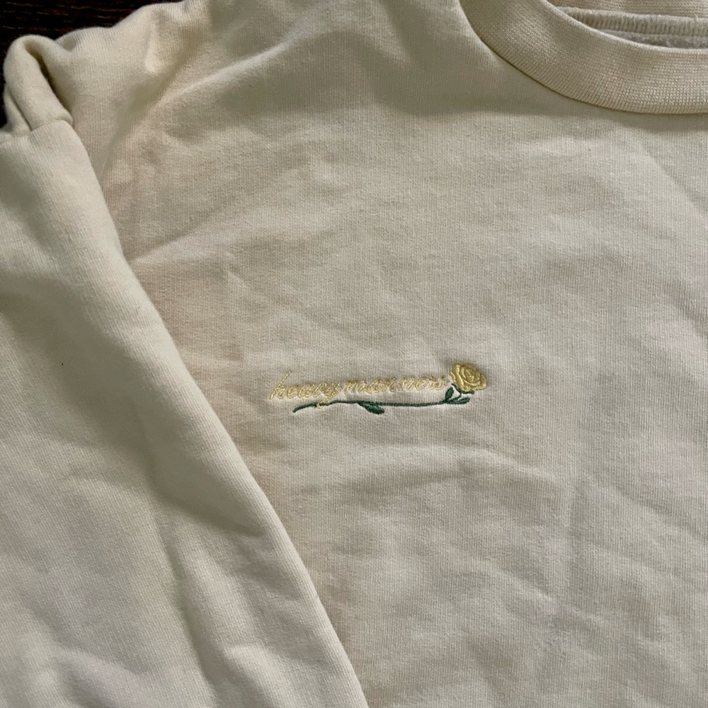 HEAVY MANNERS LITTLE MISS SUNSHINE CREWNECK